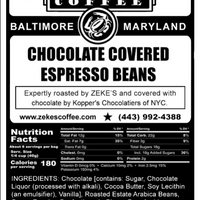 Chocolate Covered Espresso Beans (Seasonal)