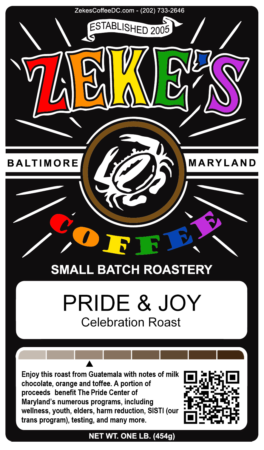PRIDE & JOY, 1 lb (16 oz) – Zeke's Coffee