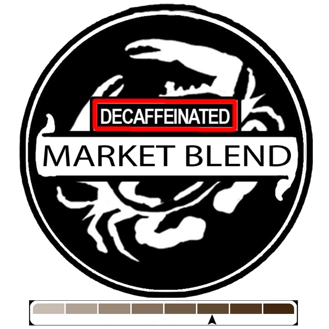 Decaffeinated Market Blend, 1 lb (16 oz)