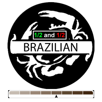 1/2 and 1/2 Brazil, 1 lb (16 oz)